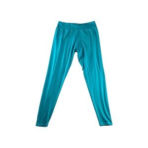 SATINA Plus Size Teal‎ Blue Yoga Leggings Pants Athletic Workout Athleisure